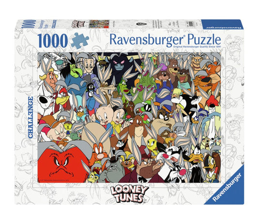 Looney Tunes - CHALLENGE 1000 pc Puzzle Ravensburger