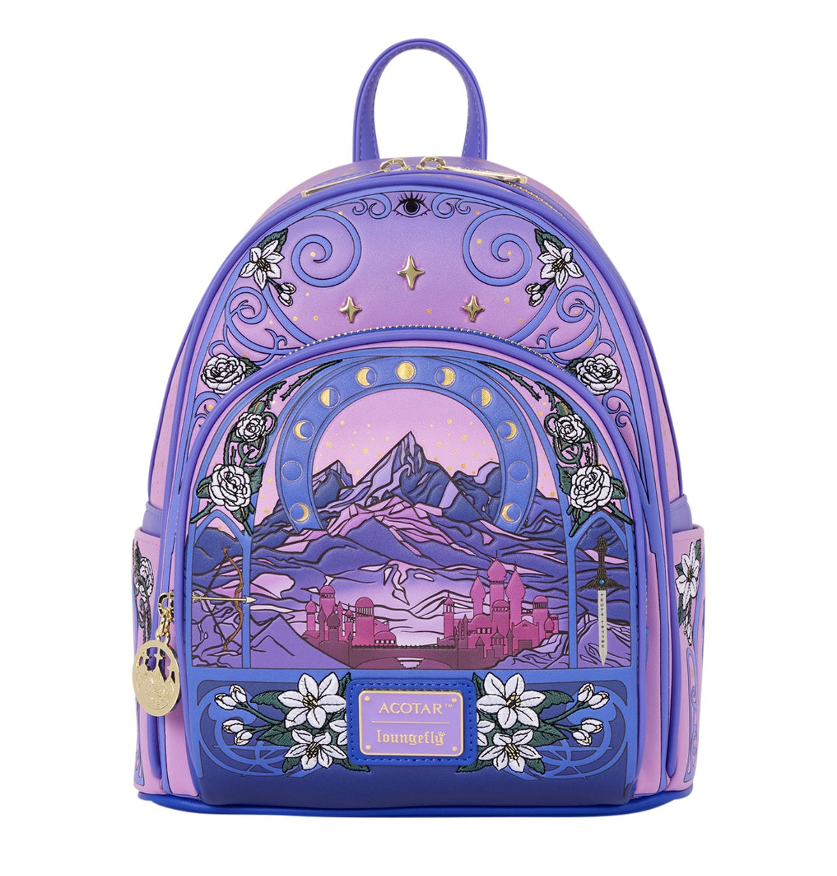 Loungefly A Court of Thorns and Roses Ramiel Mountain Mini Backpack HT/BL