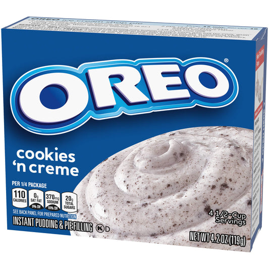 Jell-O Oreo Instant Pudding Mix 4.2oz