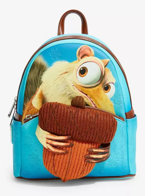 Loungefly Ice Age Scrat Acorn Figural Mini Backpack HT/BL