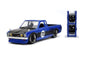 Jada 1/24 "Just Trucks" w/Rack 1972 Datsun 620 Pickup-Glossy Blu HPD