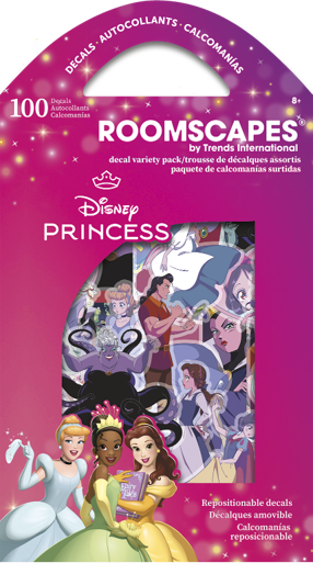 DISNEY PRINCESS AND VILLAINS MANGA - DECAL VARIETY PACK
