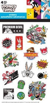 WARNER - RETRO LOONEY TUNES- STANDARD 4 SHEET STICKERS Trends
