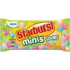 Starburst Mini Sours - Standard Size 1.85 oz