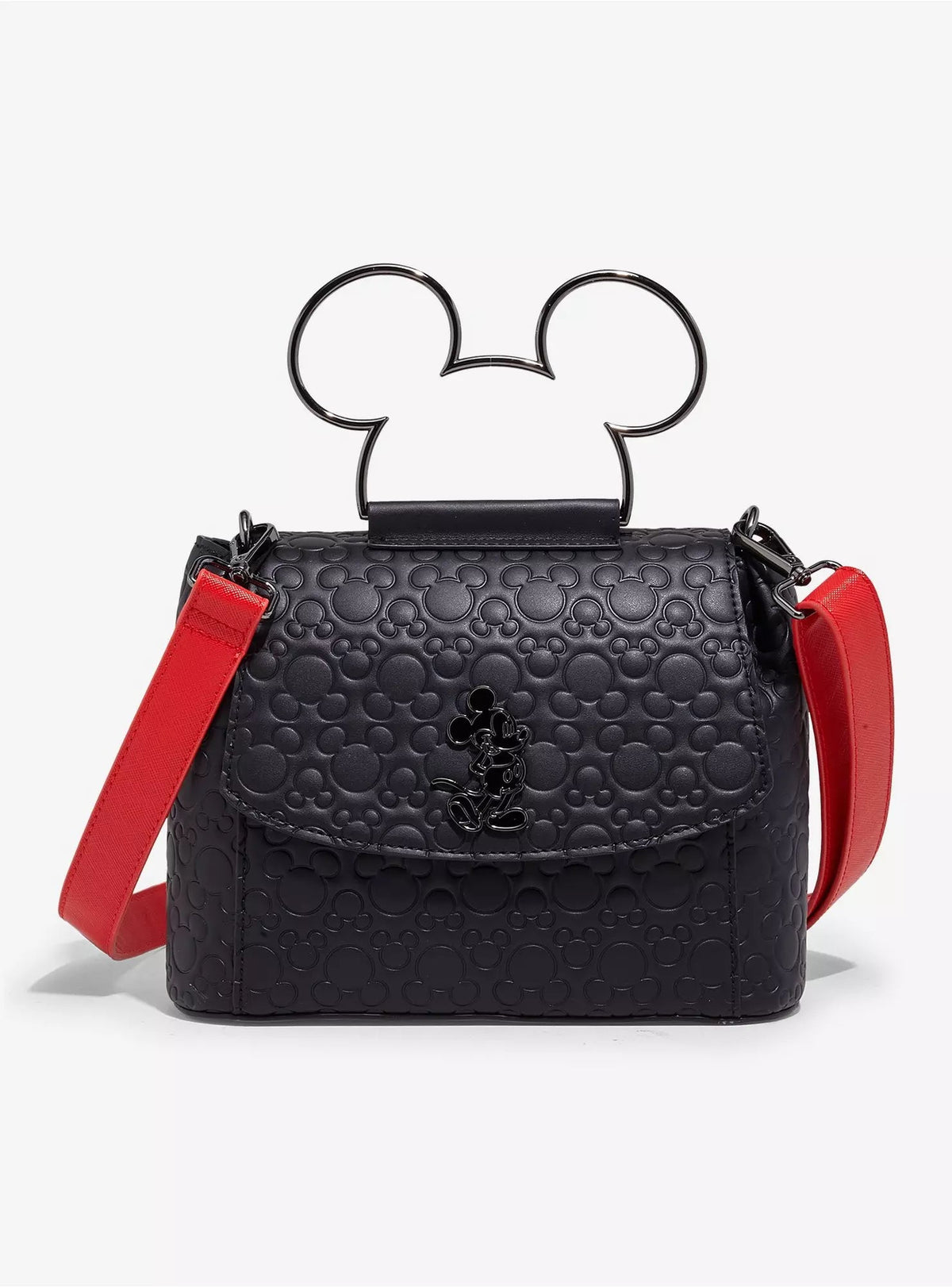 Loungefly Disney Mickey Mouse Debossed Silhouette Crossbody Bag HT/BL