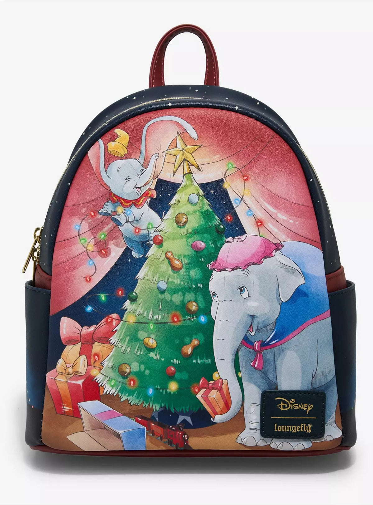 Loungefly Disney Dumbo Holiday Mini Backpack HT/BL