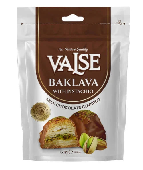 valse baklava milk chocolate covered 60g Exosweet