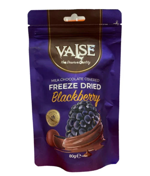 valse blackberry freeze dried milk chocolate covered 80g Exosweet