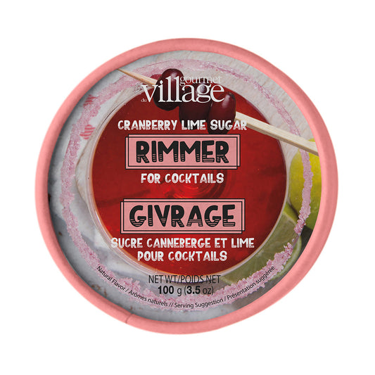 Givrage de verre canneberge et lime Village gourmet