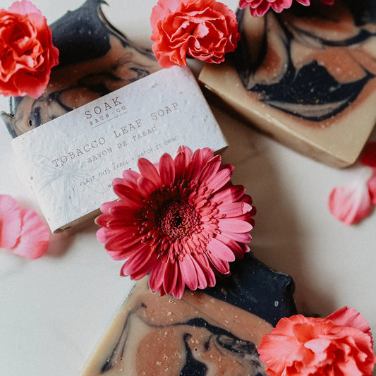 Tobacco Leaf Soap bar Soak bath
