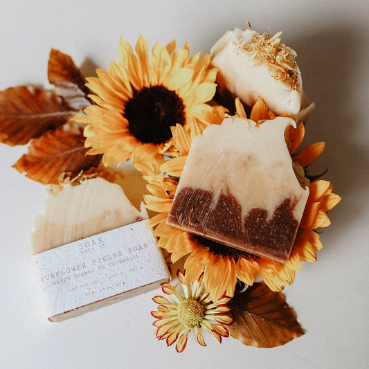 Sunflower fields Soap bar