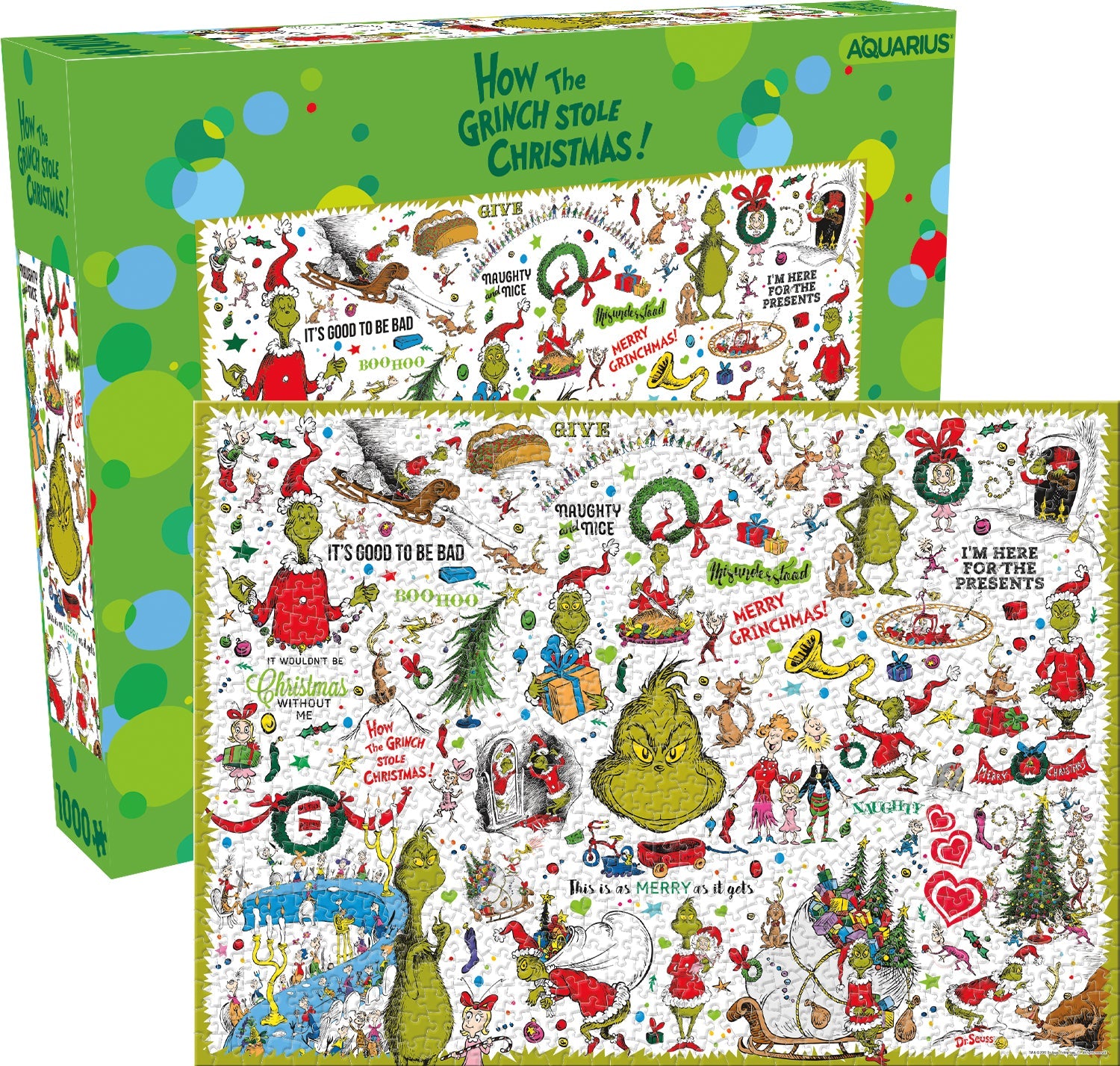 Grinch Christmas 1000 Piece Jigsaw Puzzle Nmr