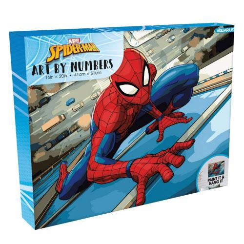 Marvel Spider-Man Web Crawler Art by Numbers Nmr