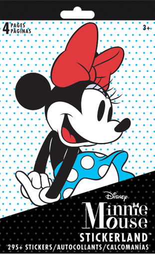 MINNIE MOUSE - LIVING HER BEST LIFE - STICKERLAND 4 PAGE PAD Trends