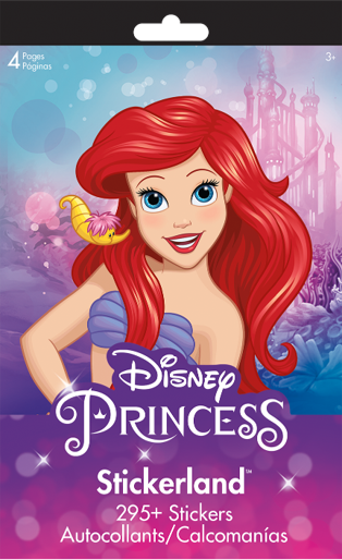 DISNEY-THE LITTLE MERMAID - CLASSIC - STICKERLAND 4 PAGE PAD Trends