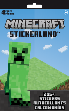 MINECRAFT - STICKERLAND 4 PAGE PAD Trends