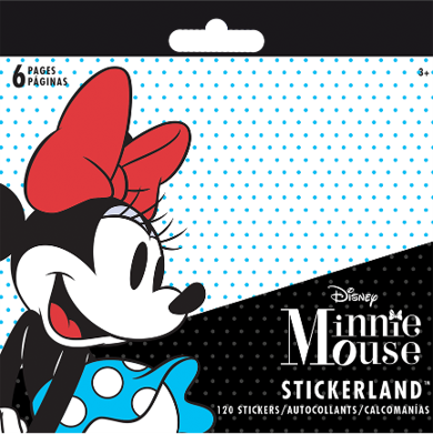 MINNIE MOUSE-LIVING HER BEST LIFE-MINI STICKERLAND PADS-6 PG Trends