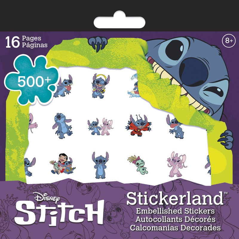 DISNEY - STITCH-STICKERLAND MULTI SUBS STICKER PAD-16PGS Trends