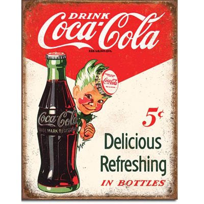 AFFICHE MÉTAL COCACOLA Distribution julia