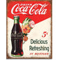 AFFICHE MÉTAL COCACOLA Distribution julia