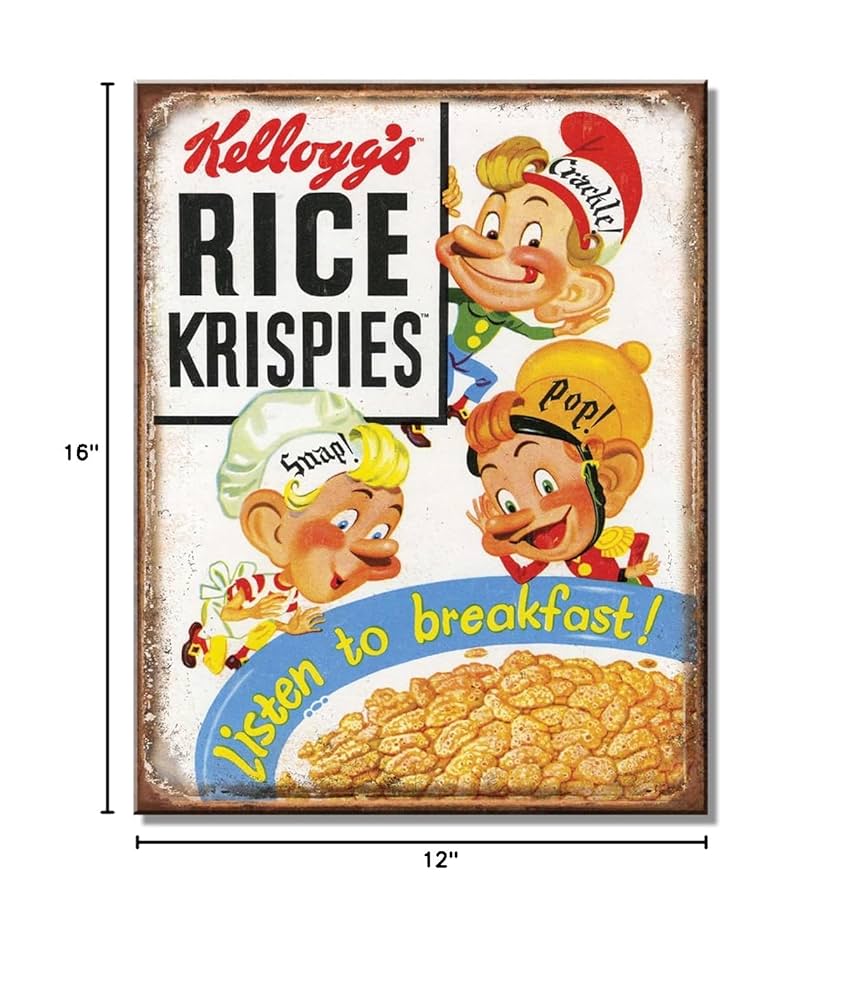 AFFICHE MÉTAL KELLOGGS Distribution julia