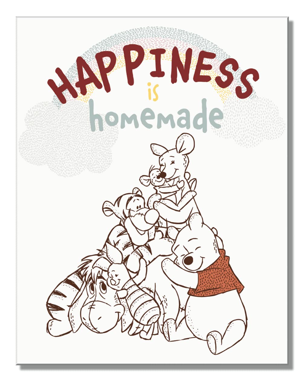 AFFICHE MÉTAL POOH Distribution julia