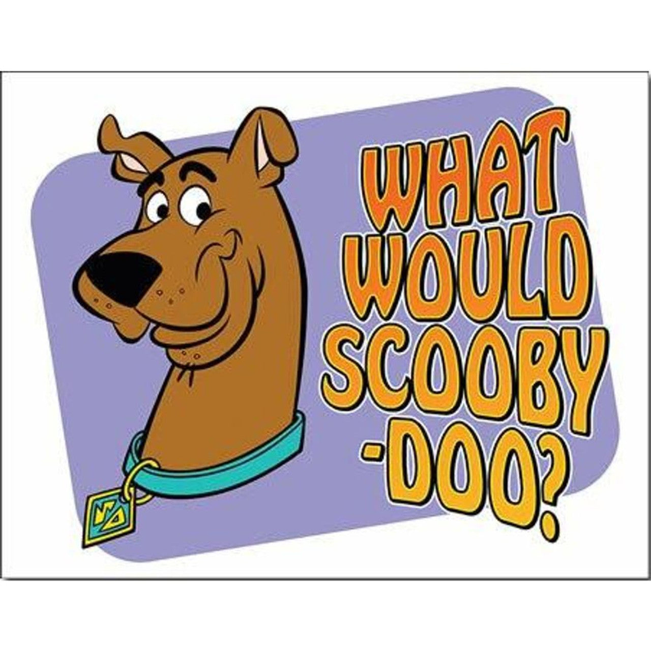 AFFICHE MÉTAL SCOOBY DOO Distribution julia