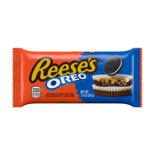REESE'S OREO® Milk Chocolate and White Creme Peanut Butter Cups Candy Packs Blackcat