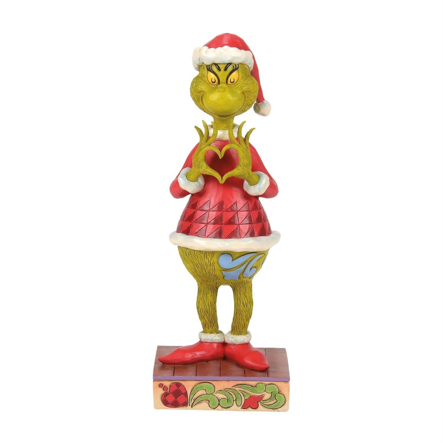 Grinch with Heart Hands Fig Enesco