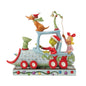 Grinch, Max and Cindy on Train Enesco