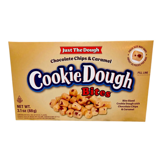 Just the Dough - Cookie Dough Bites Choc Chip & Caramel 3.1oz(88g) Blackcat