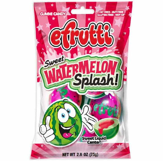 efrutti Watermelon Splash Peg Bag 2.6oz(74g) Blackcat