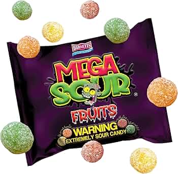 Barnetts Mega Sour Fruits British Blackcat