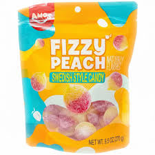 Amos Swedish Sub Bag - Fizzy Peach 9.5oz (269g) Blackcat