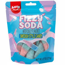 Amos Swedish Sub Bag - Fizzy Soda 9.5oz (269g) Blackcat
