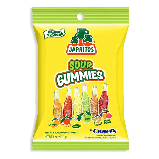 CANELS JARRITOS GUMMIES - SOUR PEG BAG 8oz (226.6g) Blackcat
