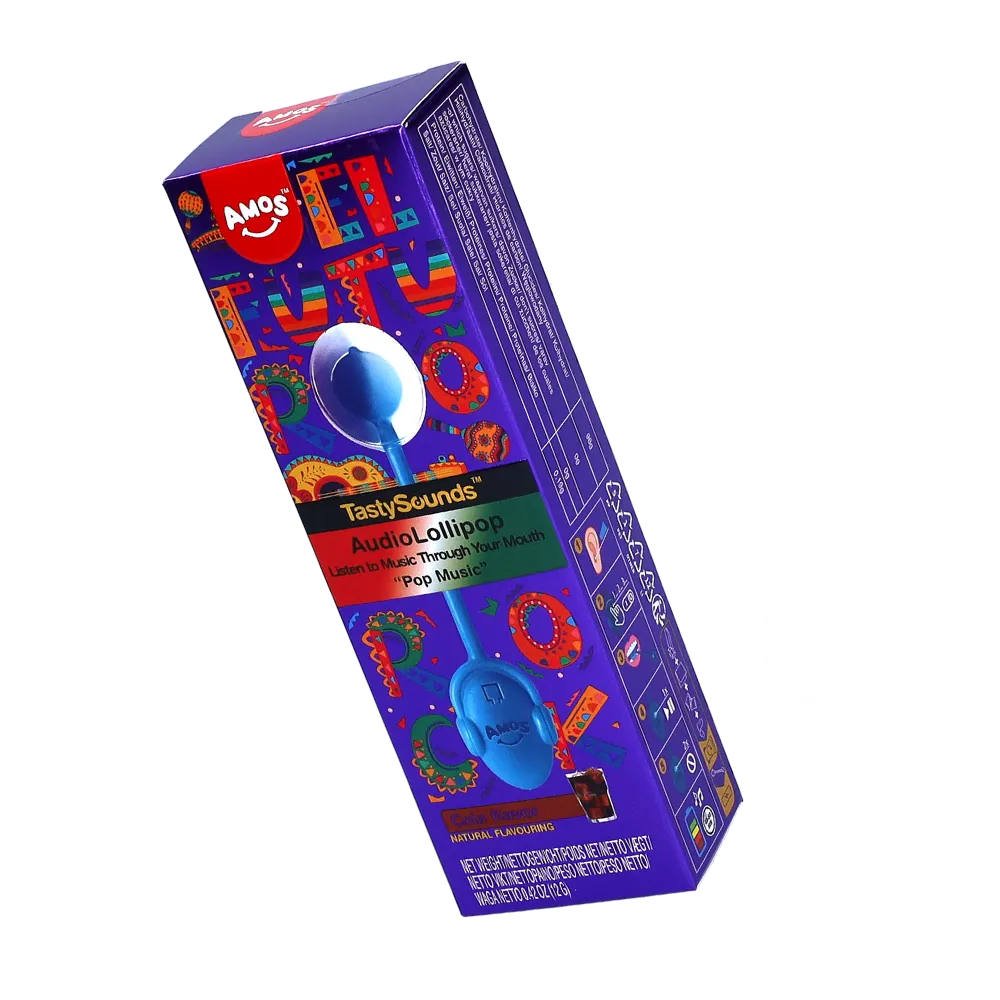 Amos TastySounds Music Audio Lollipop grape Blackcat