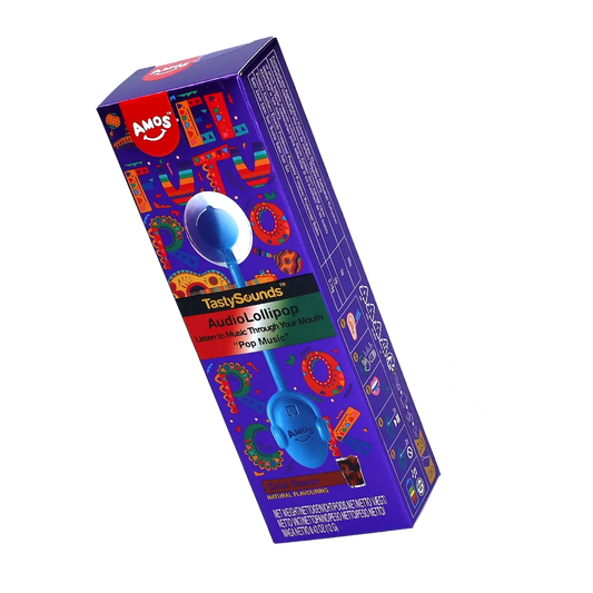 Amos TastySounds Music Audio Lollipop grape Blackcat