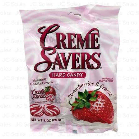 cream savers fraise Confiserie et cie