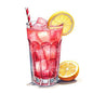 Slush limonade rose 500ml Vrac slush