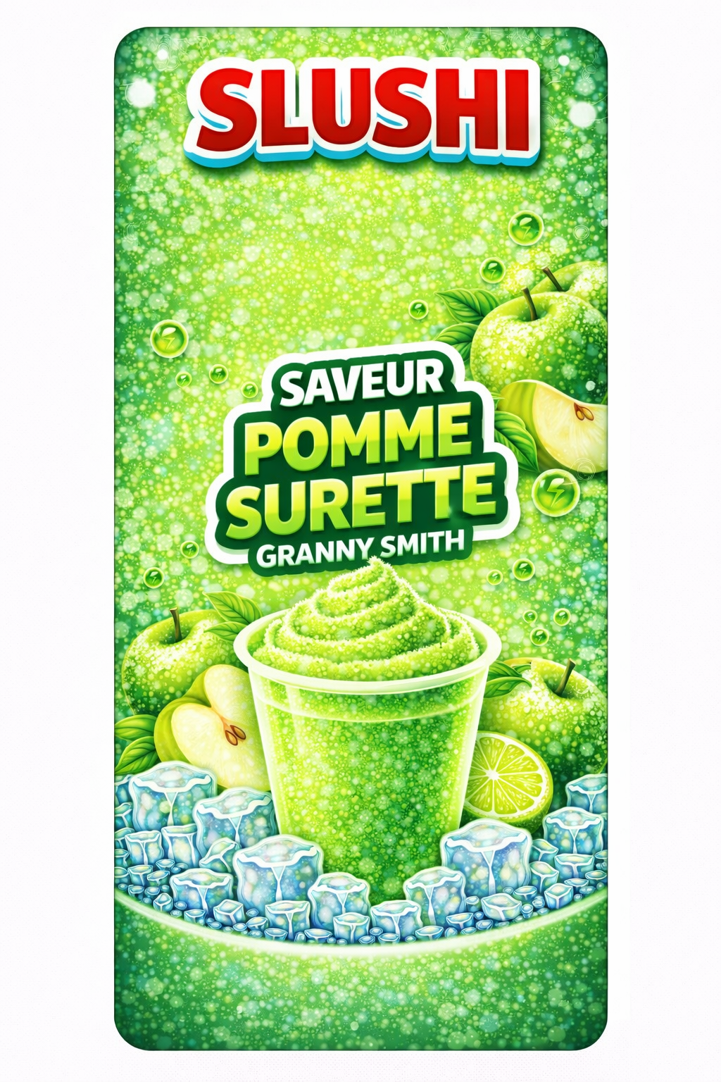 Étiquettes pour pompe Vrac slush