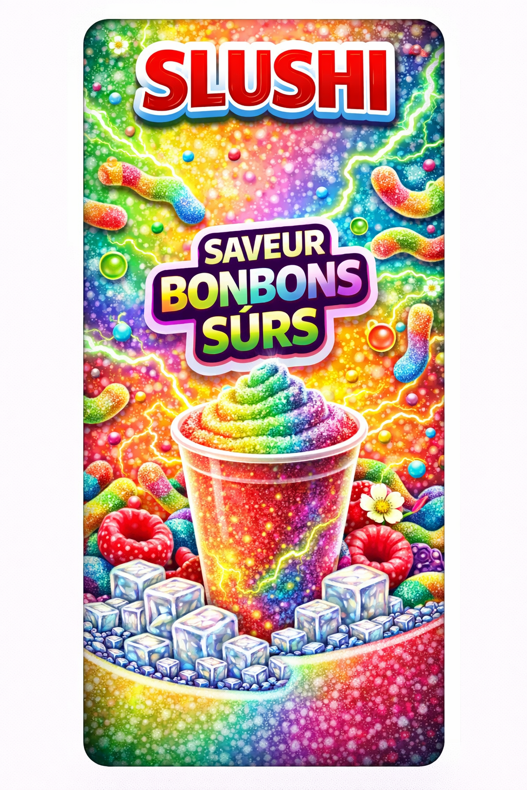 Étiquettes pour pompe Vrac slush