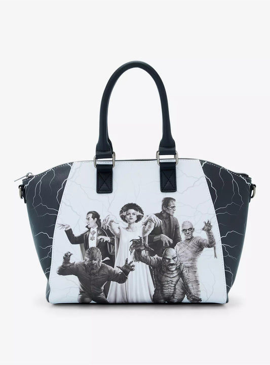 Loungefly Universal Monsters Glow-In-The-Dark Satchel Bag HT/BL