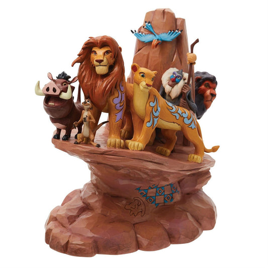 Lion King Carved in Stone Enesco