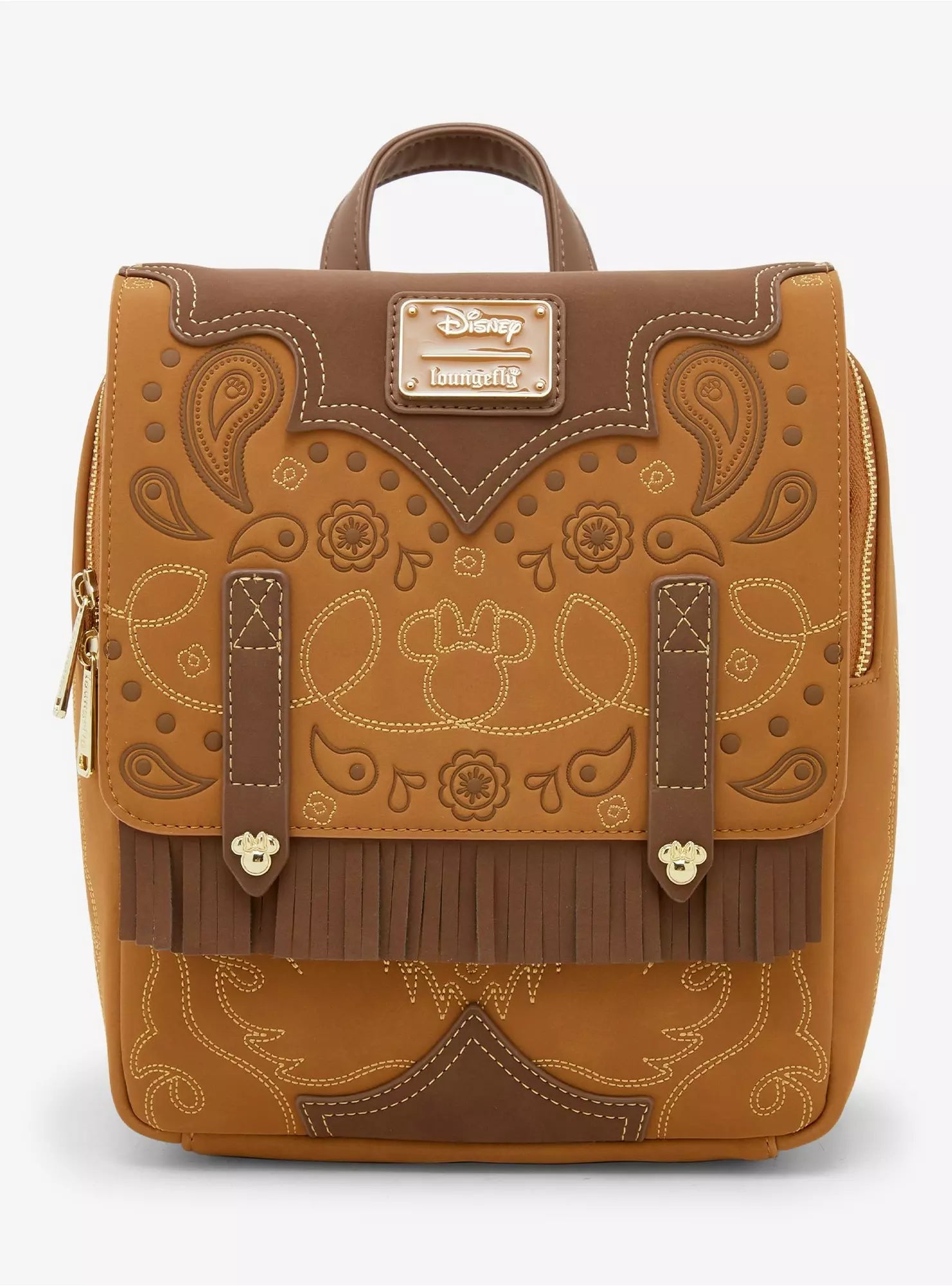 Loungefly Disney Minnie Mouse Western Patterned Mini Backpack HT/BL