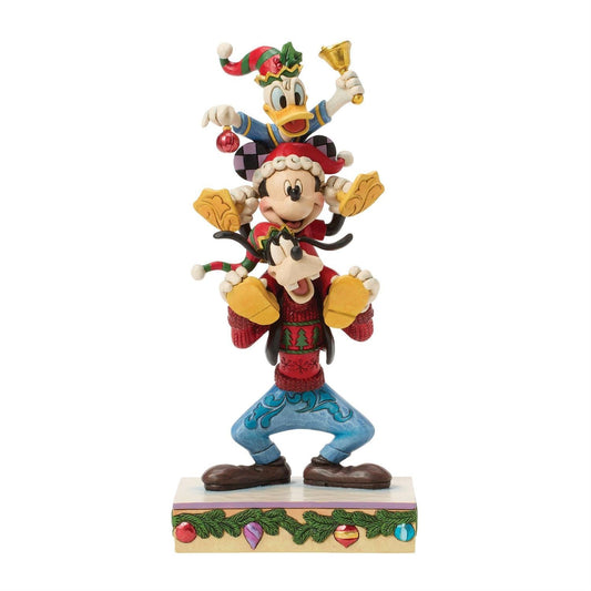 Mickey Donald Goofy Stacked Enesco