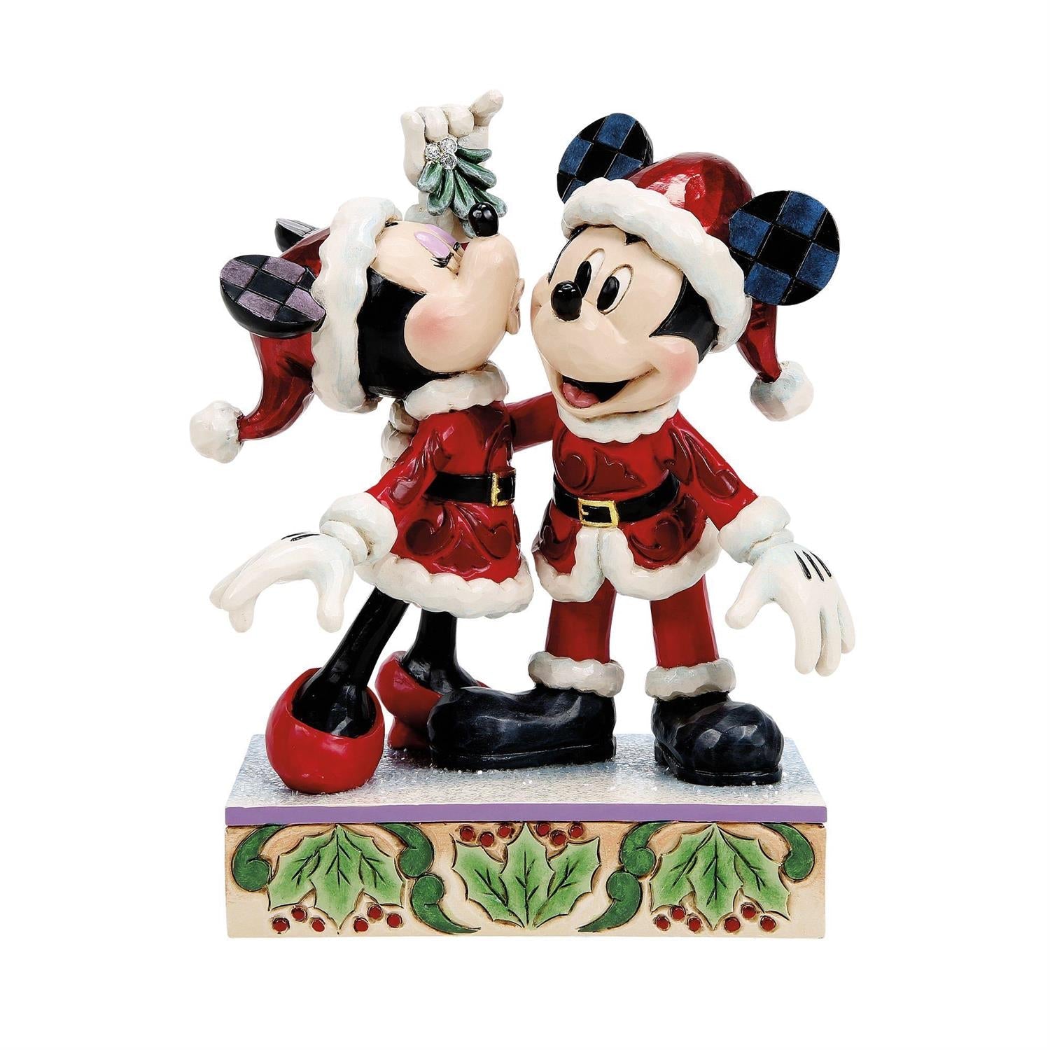 Mickey and Minnie Mistletoe Enesco