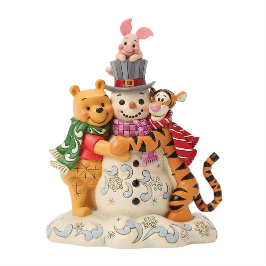Pooh & Friend Snowman Enesco