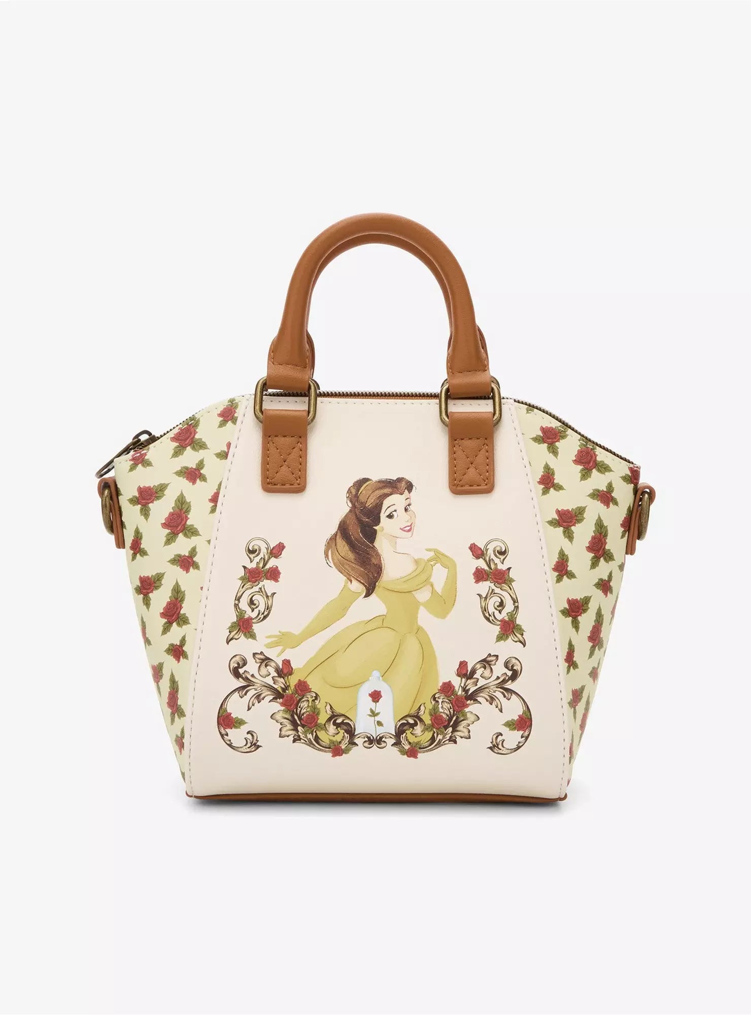 Loungefly Disney Beauty And The Beast Floral Mini Satchel Bag HT/BL