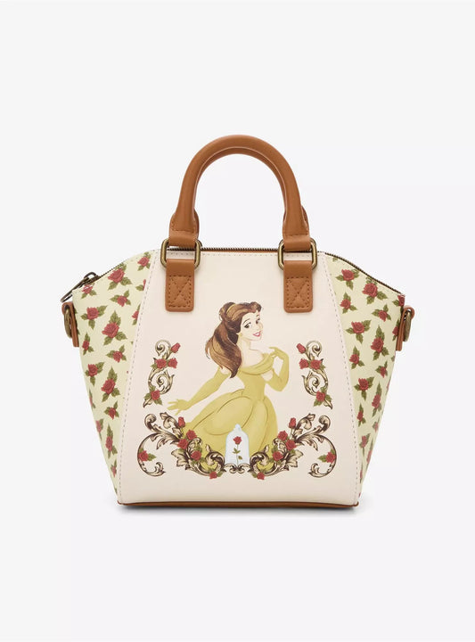 Loungefly Disney Beauty And The Beast Floral Mini Satchel Bag HT/BL
